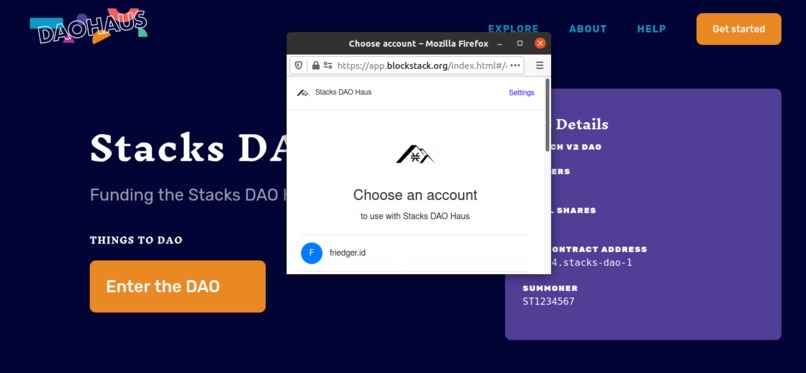 clarity-dao – screenshot 2