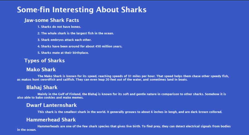 Some-fin Interesting About Sharks – screenshot 1