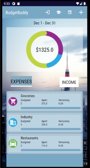 BudgetBuddy – screenshot 2