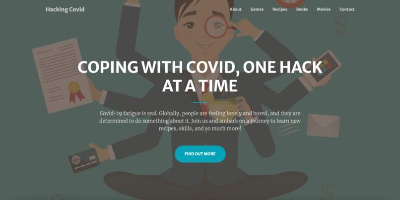Hacking Covid – screenshot 1