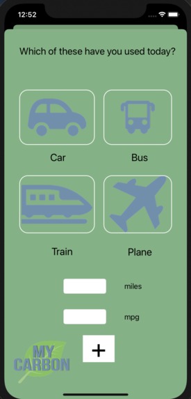 myCarbon – screenshot 4
