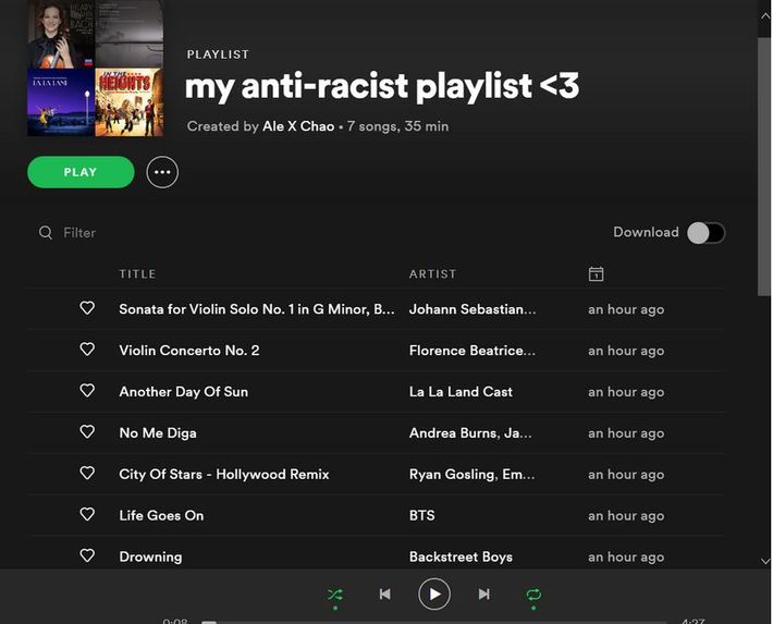 Diversify your Spotify – screenshot 5