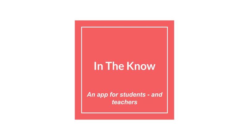 In The Know - a Student Notes Checker – screenshot 1