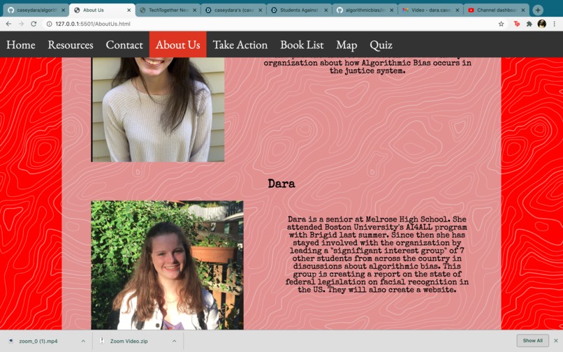Students Against Algorithmic Bias – screenshot 7
