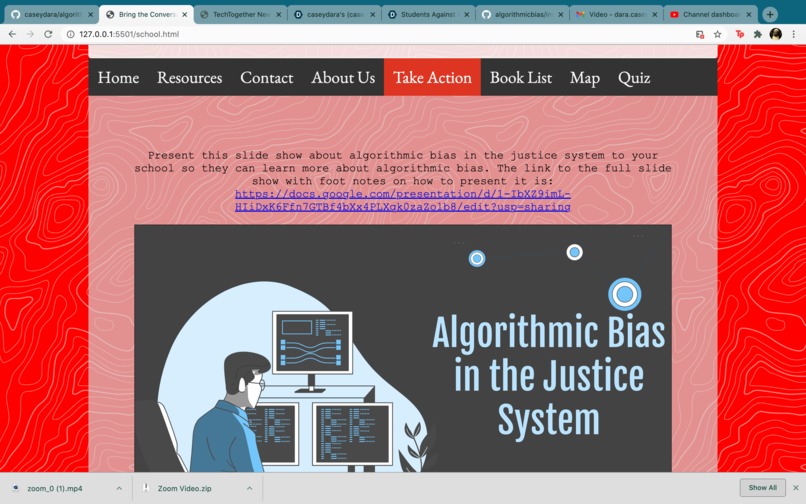 Students Against Algorithmic Bias – screenshot 8