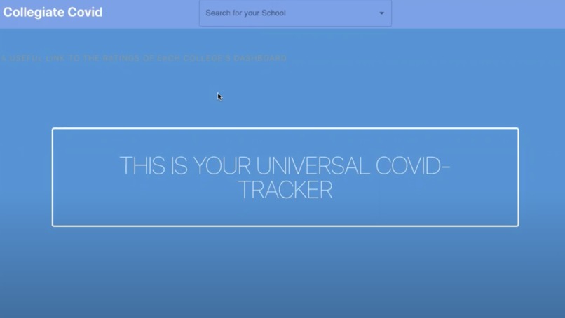 CollegiateCovid Tracker – screenshot 1