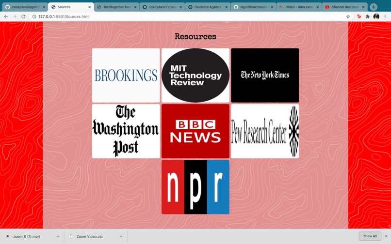 Students Against Algorithmic Bias – screenshot 10