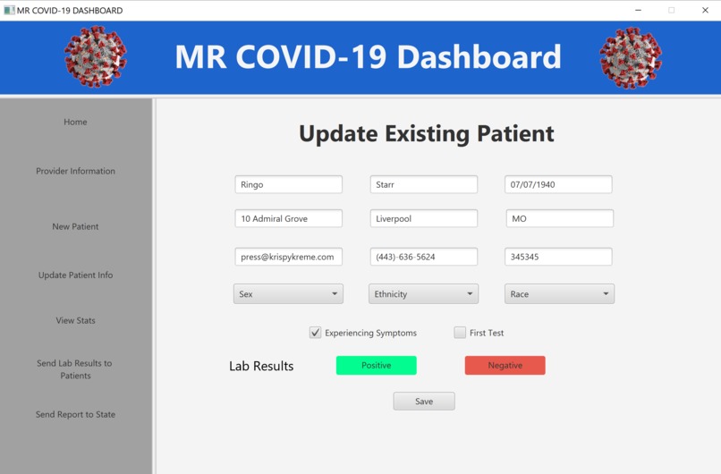 MR COVID-19 – screenshot 1