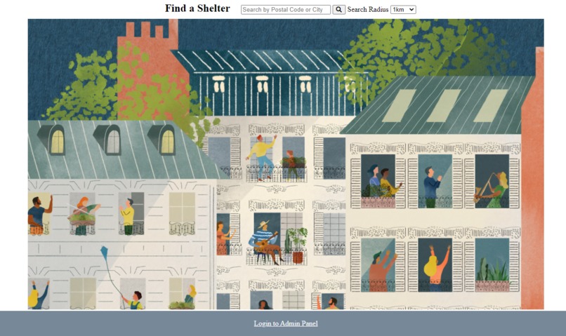 Shelter Finder – screenshot 1