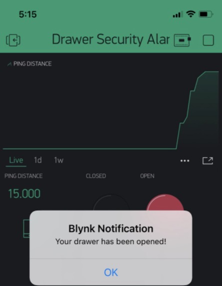 Drawer Security Alarm – screenshot 3