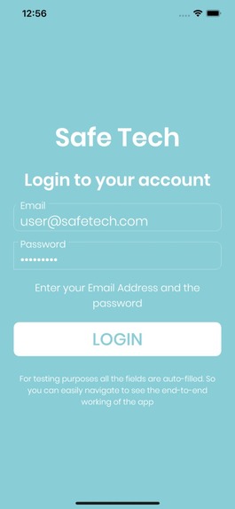 SafeTech – screenshot 1