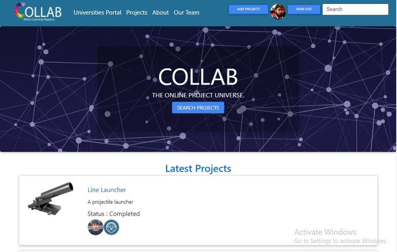 Collab - Civic Hackathon 2020 – screenshot 1