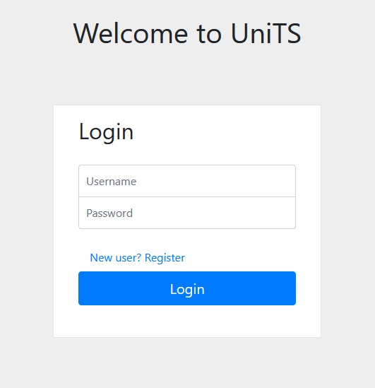 UniTS – screenshot 1