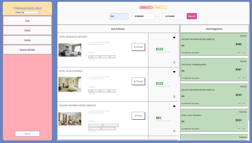 friendTrips – screenshot 3