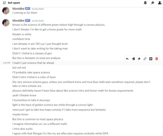 MimikBot – screenshot 1