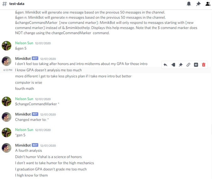 MimikBot – screenshot 2