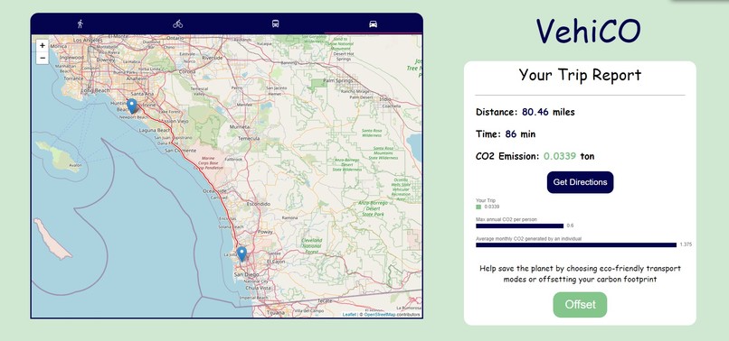 VehiCO2 – screenshot 2