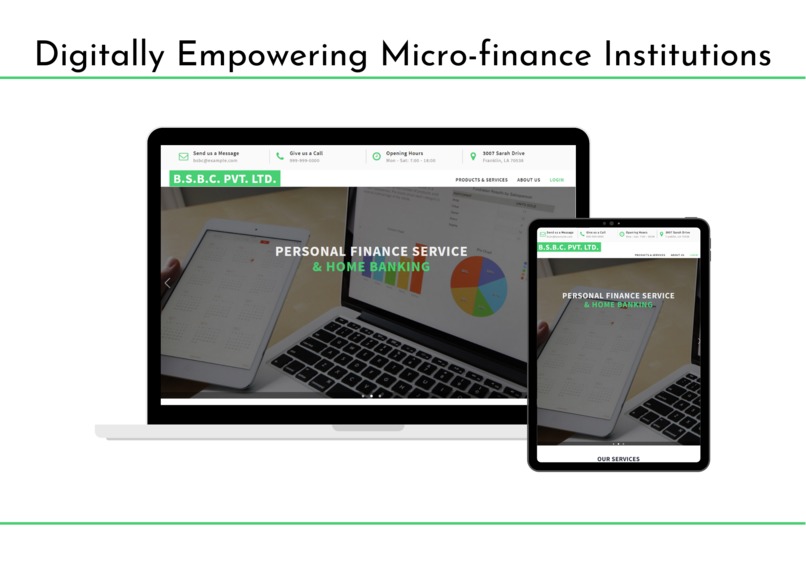 Digitally empowering Micro-finance Institutions – screenshot 1
