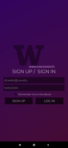 Washington Announcements – screenshot 1