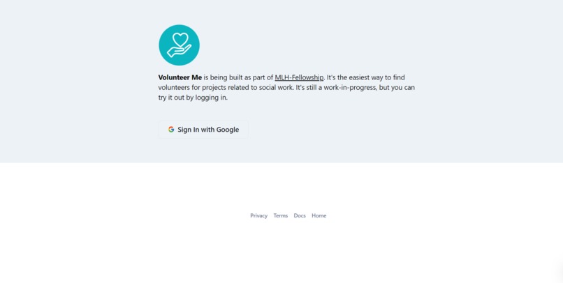 Volunteer.me – screenshot 1