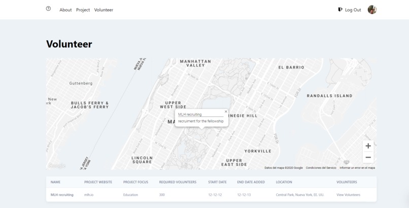 Volunteer.me – screenshot 5
