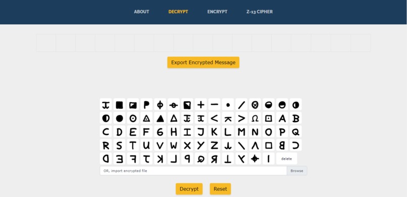 340 Cipher – screenshot 2