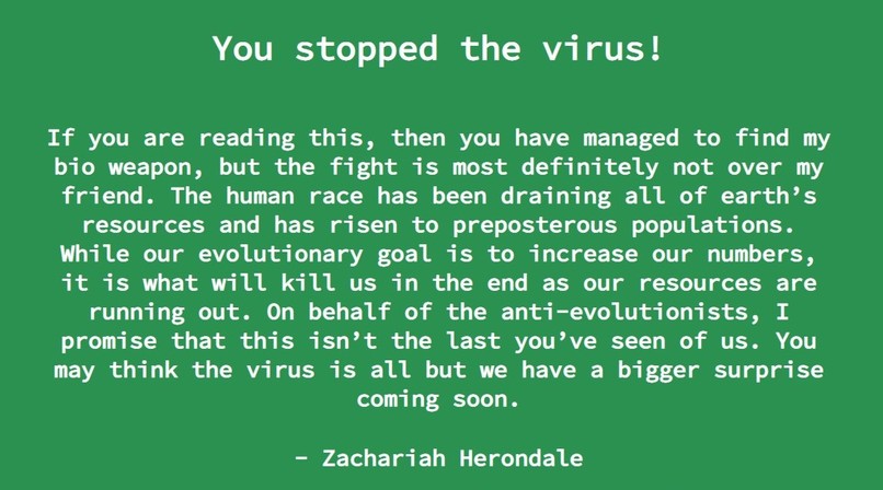 Anti-evolution Investigation – screenshot 4