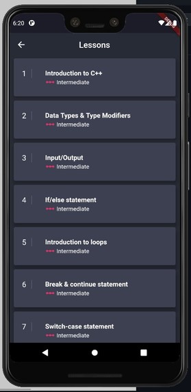 A Mobile App – screenshot 3