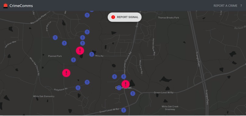 CrimeComms – screenshot 1