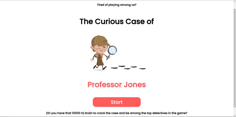 The Curious Case Of Professor Jones – screenshot 1
