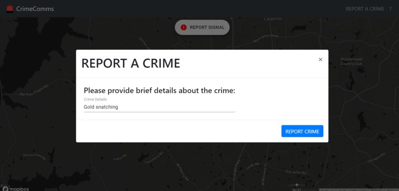 CrimeComms – screenshot 3