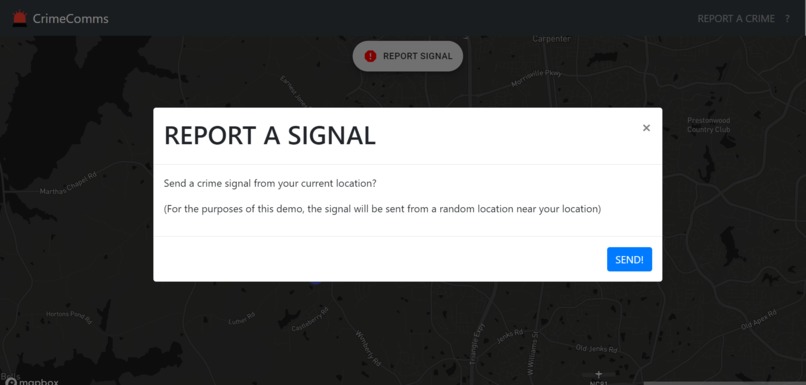 CrimeComms – screenshot 4