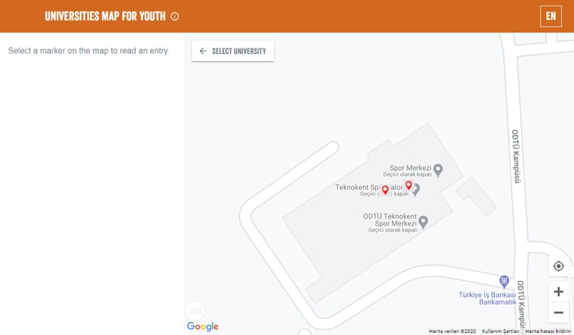 Universities Map for Youth – screenshot 2