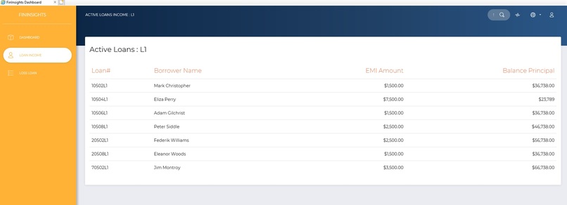 FinInsights – screenshot 2