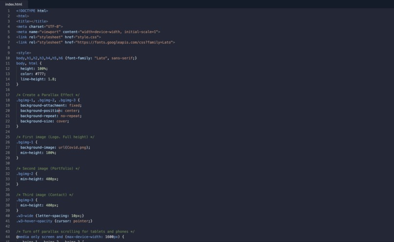 CoviData – screenshot 1