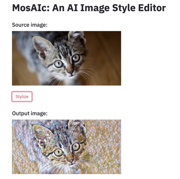 MosAIc – screenshot 2