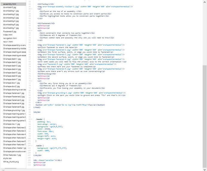 Steve website – screenshot 2