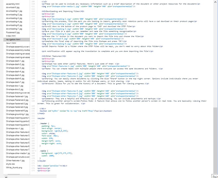 Steve website – screenshot 7