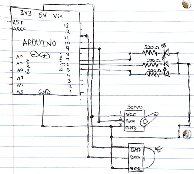 Arduino Based Number pad Door Lock (Wiring Only) – screenshot 1