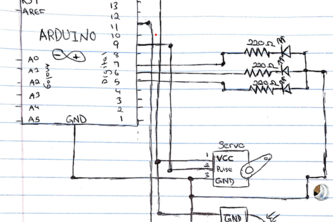 Arduino Based Number pad Door Lock (Wiring Only)