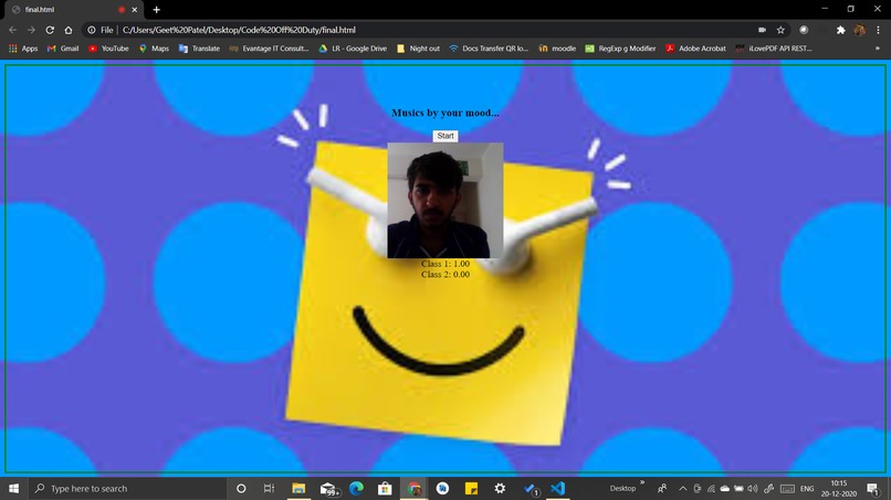 Smart Songs management system – screenshot 1