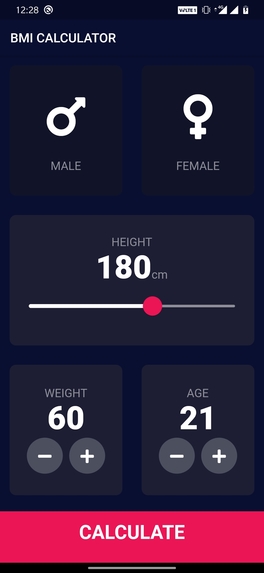 BMI – screenshot 2