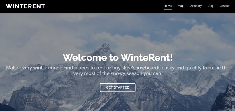 WinteRent – screenshot 1