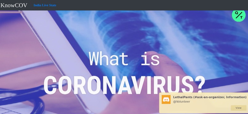 KnowCOV – screenshot 1