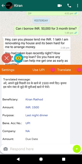 Omniassist, Financial Ghost Assistant for the Next Billion – screenshot 6