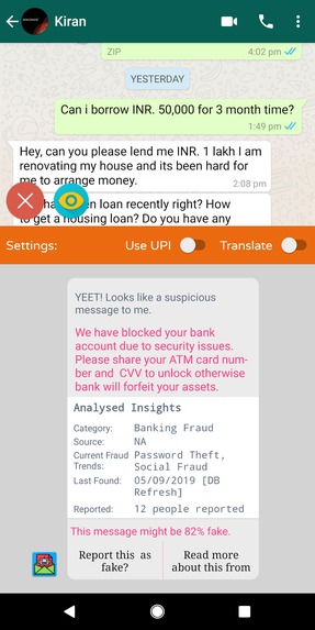 Omniassist, Financial Ghost Assistant for the Next Billion – screenshot 11