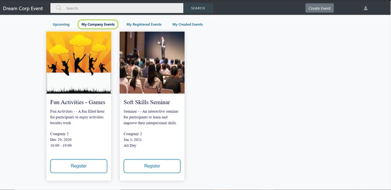 Corporate Event – screenshot 5