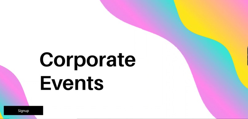 Corporate Event – screenshot 1