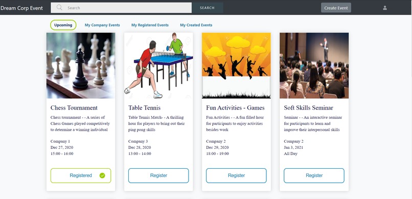 Corporate Event – screenshot 7