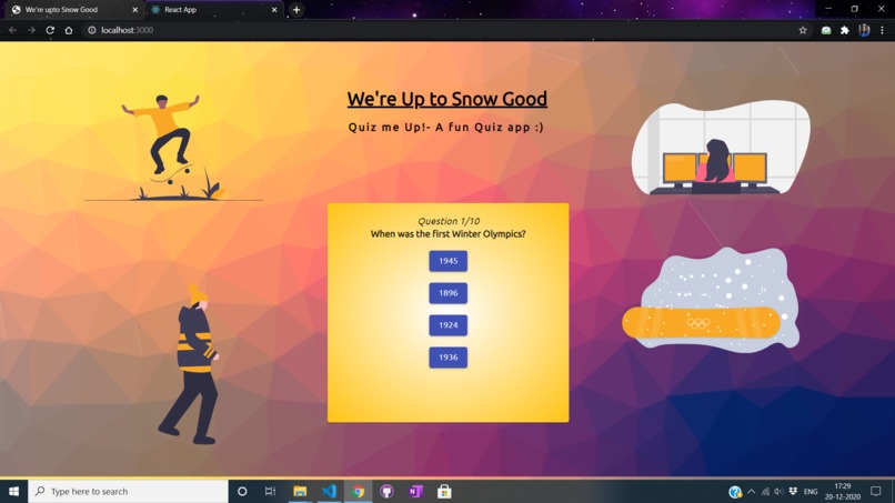 We're upto snow good – screenshot 2
